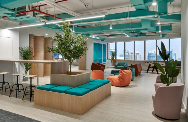 Colorful Breakout Areas